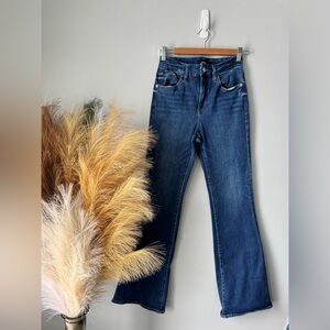 Express Dark Blue Flare Women's Jeans